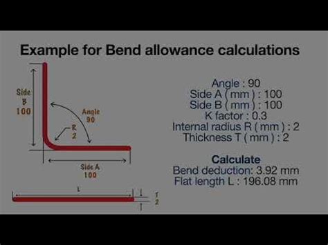 bending allowance sheet metal|sheet metal setback chart.